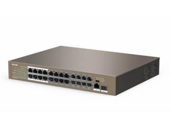 Tenda TEF1126P-24-250W  24FE+2GE/1SFP Rackmount Switch With 24-Port PoE - Bảo Hành 36 Tháng
