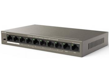 Tenda TEF1110P - 8-63W  - Switch 10 cổng 10/100Mbps với 8 cổng PoE - Bảo Hành 36 Tháng