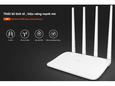 Tenda F6 - Router WiFi chuẩn N 300Mbps - Bảo Hành 36 Tháng