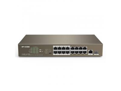 Tenda TEF1118P- 16-150W - 16FE+2GE/1SFP Desktop Switch With 16-Port PoE - Bảo Hành 36 Tháng
