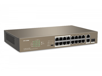 Tenda TEF1118P- 16-150W - 16FE+2GE/1SFP Desktop Switch With 16-Port PoE - Bảo Hành 36 Tháng