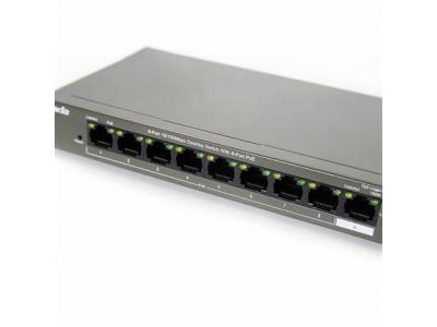 Tenda TEF1109P-8-63W - Switch để bàn 9 cổng 10/100Mbps với 8 cổng PoE - Bảo Hành 36 Tháng