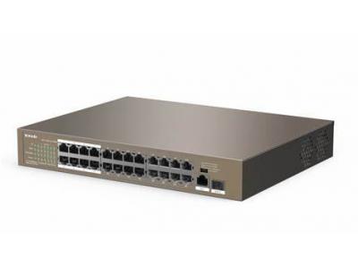 Tenda TEF1126P-24-250W  24FE+2GE/1SFP Rackmount Switch With 24-Port PoE - Bảo Hành 36 Tháng