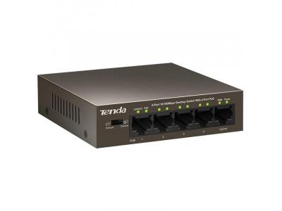 Tenda TEF1105P v2.0 - Switch để bàn 5 cổng 10/100Mbps với 4 cổng PoE - Bảo Hành 36 Tháng