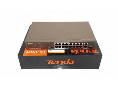 Tenda TEF1118P- 16-150W - 16FE+2GE/1SFP Desktop Switch With 16-Port PoE - Bảo Hành 36 Tháng